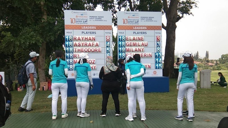 Rayhan dan Elaine Juara 10 International Junior Golf Championship 2023 1 IMG 20231214 WA0000