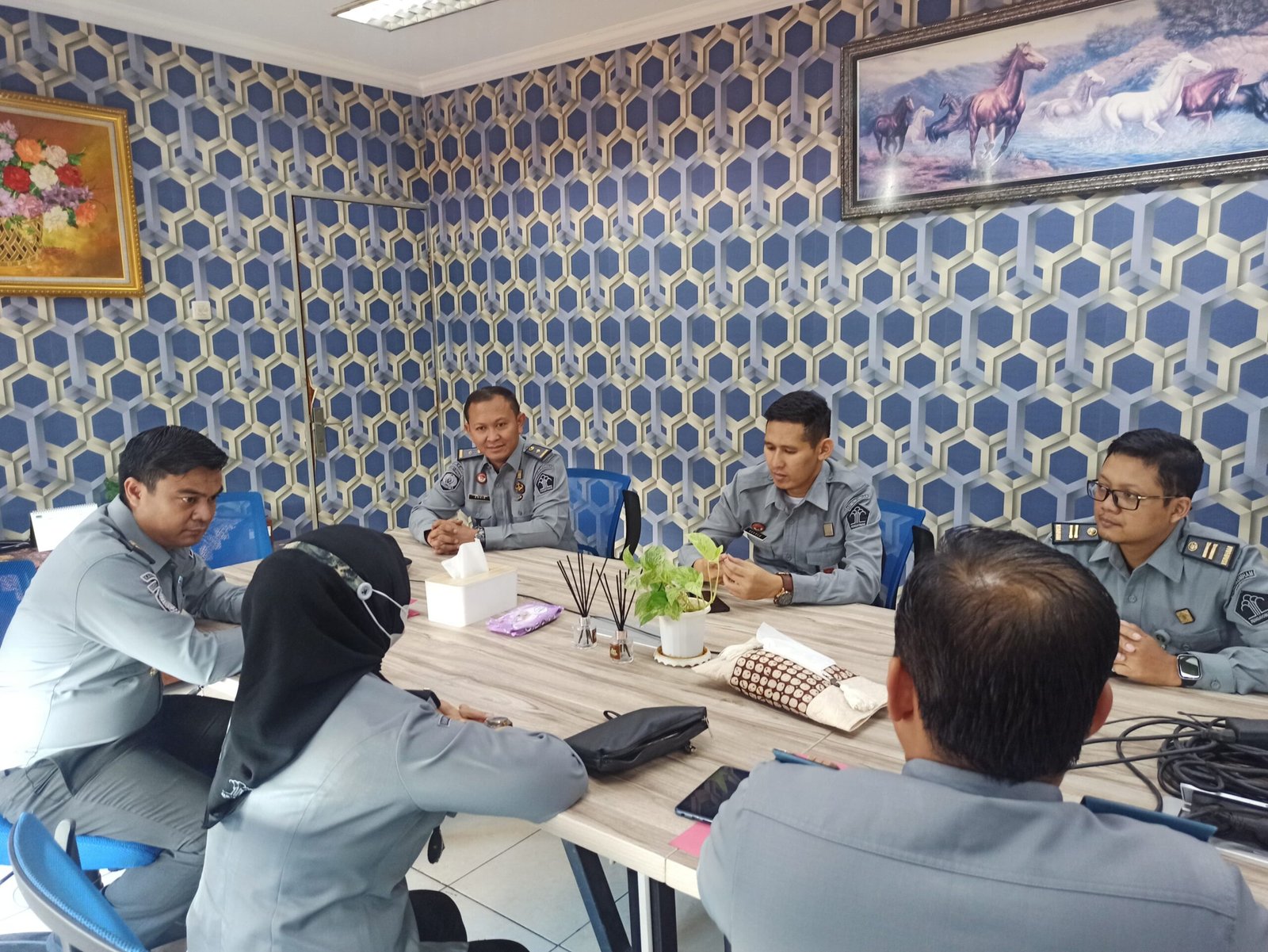Monev Survei SPKP SPAK Wujudkan Peningkatan Kualitas Layanan Rutan Cipinang 1 Rutan Kelas I Cipinang dikunjungi Kanwil Kemenkumham DKI Jakarta guna pelaksanaan Monitoring Evaluasi (Monev) 2