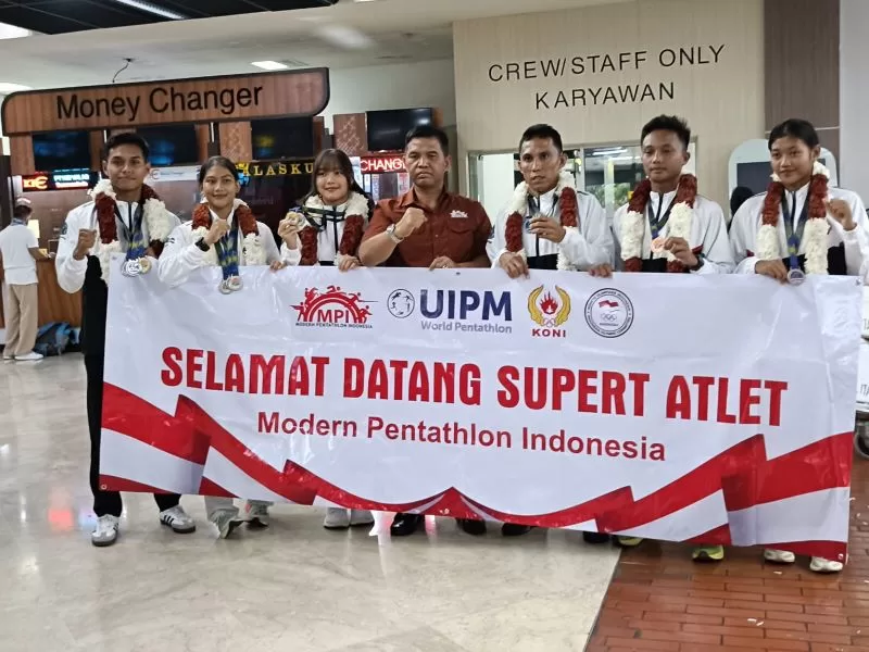 Ketum PP MPI Marsda TNI Purwoko Aji Prabowo Sambut Tim Modern Pentathlon Indonesia 1 ae 94 jpg