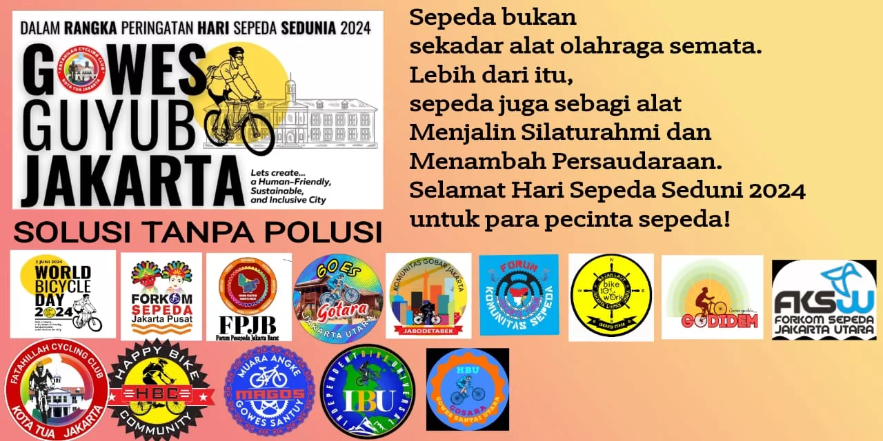 Gowes Guyub Jakarta Dalam Rangka Memperingati Hari Sepeda Sedunia 1 ae 137 jpg