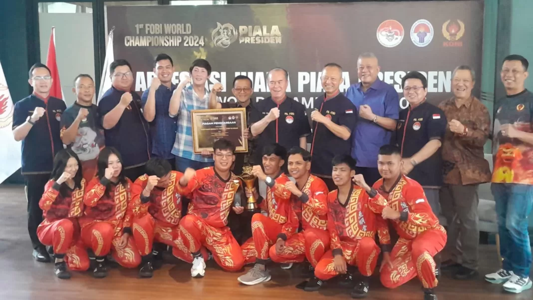 FOBI Apresiasi Tim Barongsai HBT Padang dan FOBI Kota Tangerang usai Juara Dunia