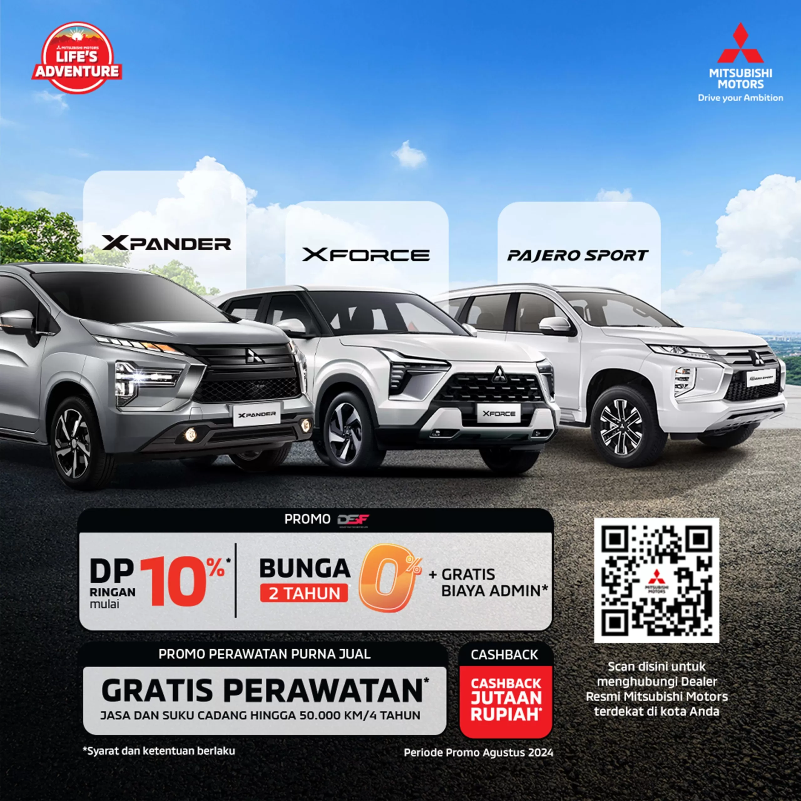 Mitsubishi Motors Krama Yudha Sales Indonesia Hadirkan Program Penjualan Gebyar Auto Show Melalui Mitsubishi Motors Auto Show Selama Bulan Agustus 2024 1 KV Sales Program1 scaled