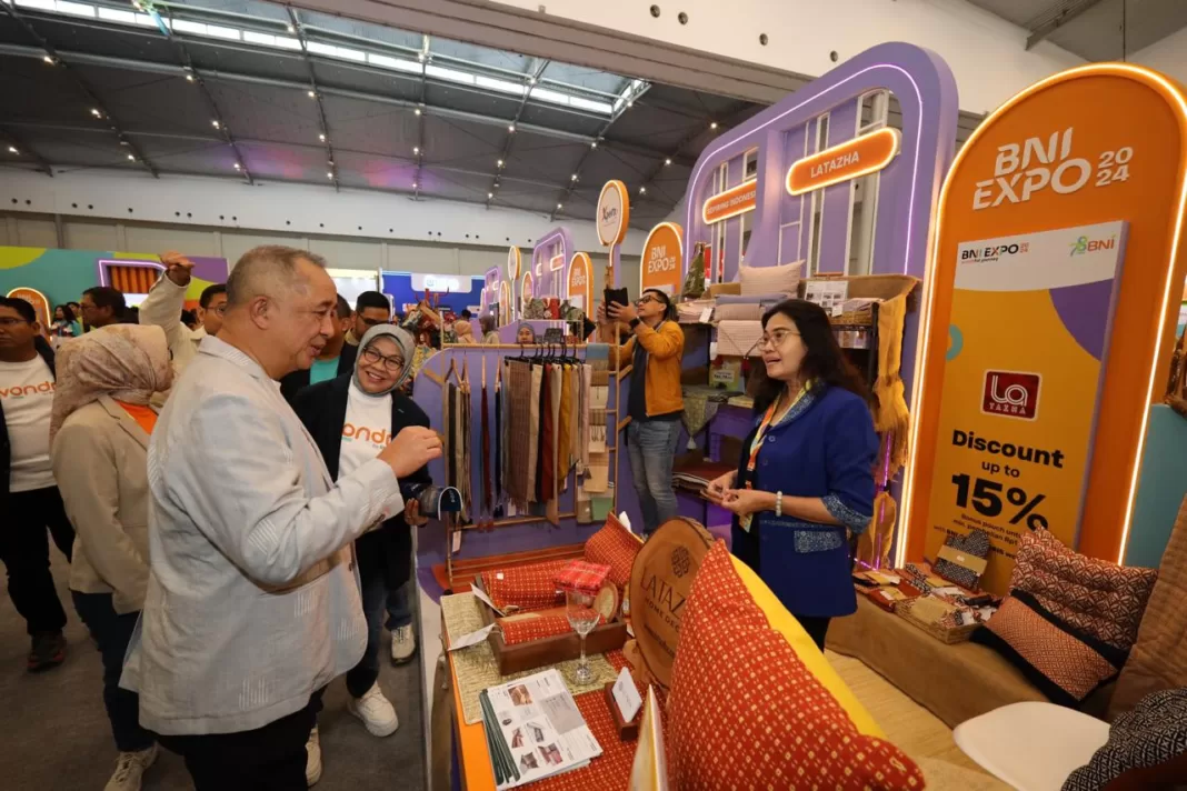 BNI hari ini resmi membuka BNI Expo 2024 yang digelar selama tiga hari berturut-turut di Hall 1-3A ICE BSD, Tangerang