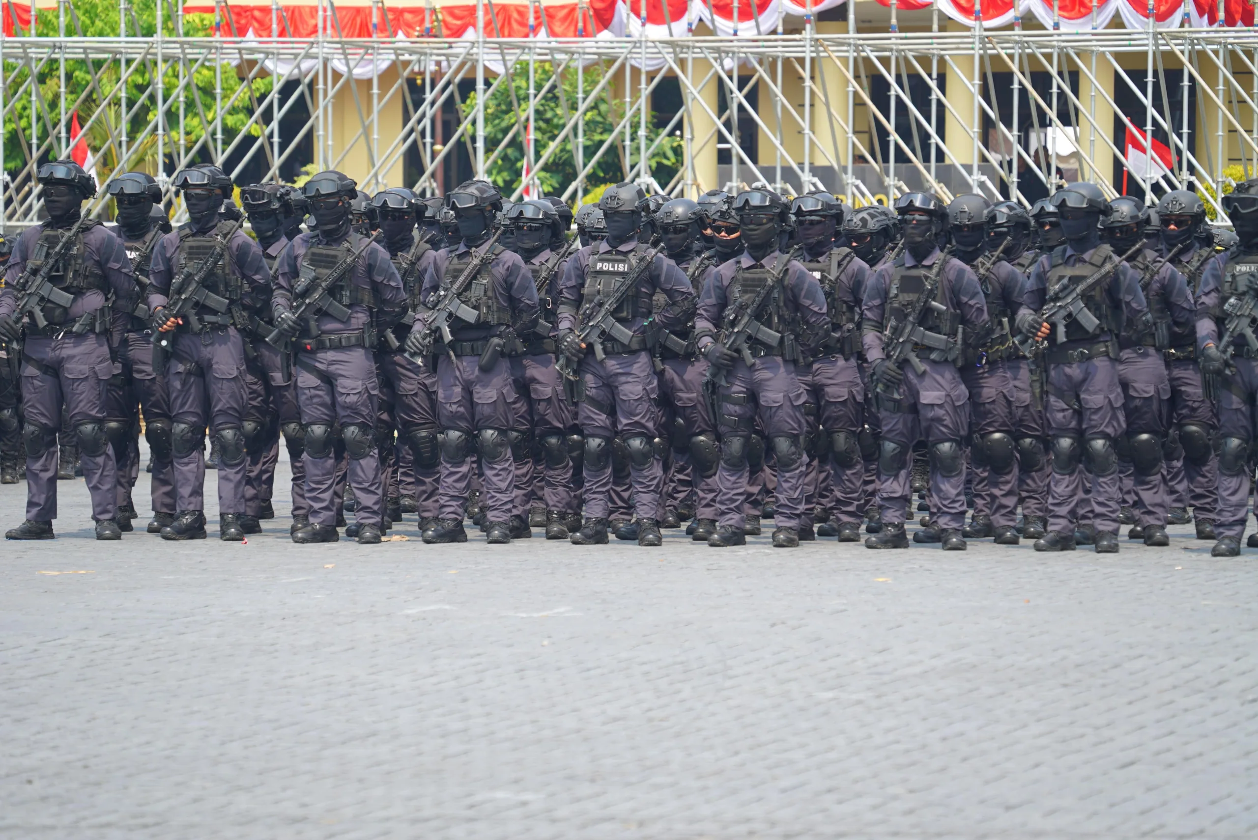 Polri Gladi Bersih Apel Gelar Pasukan Pengamanan Pelantikan Presiden 1 IMG 20241011 WA0096 scaled