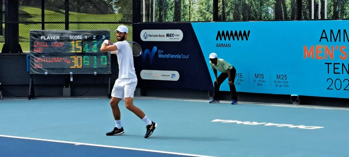 Petenis Perancis & Swiss Melaju ke Semifinal M-15 Amman Mineral Men's World Tennis Championship 2024 Seri Kedua 1 petenis asal Swiss Luca Castelnuovo