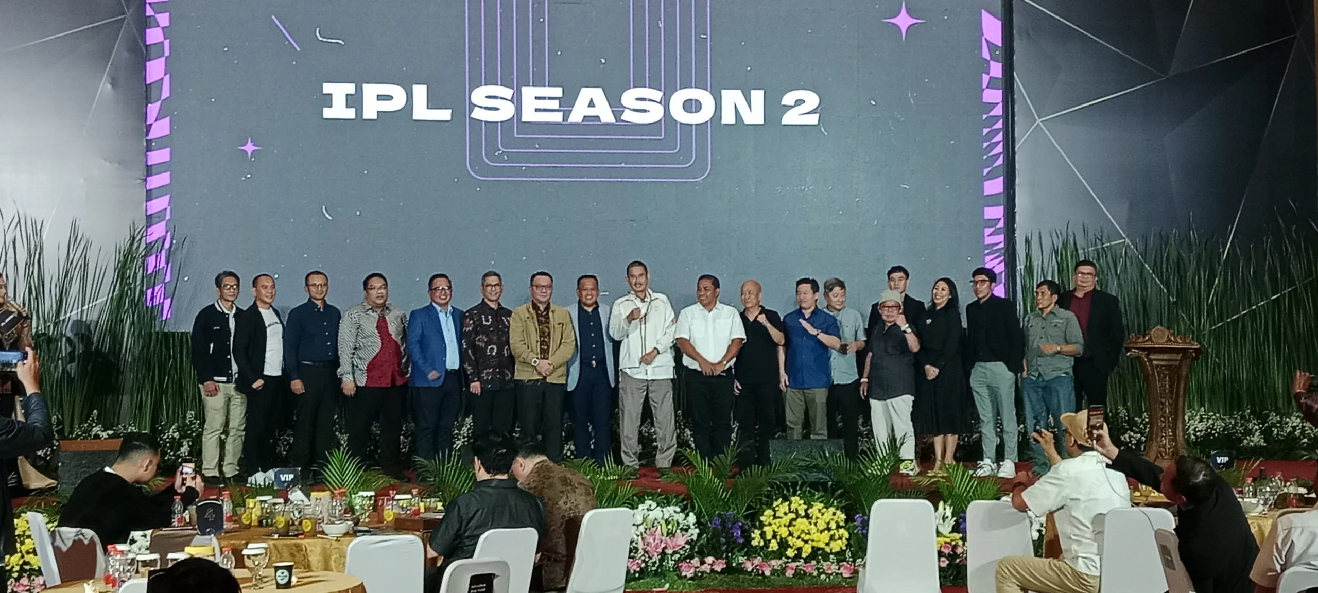 Indonesia Pingpong League (IPL) 2025 atau IPL Season 2 diluncurkan di acara IPL Award di Balai Sudirman Tebet, Jakarta Selatan, Jumat (21/2/2025) malam (Foto: Dok. Agung / Terminalnews.co).