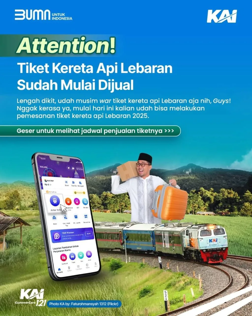 Tiket Kereta Api Lebaran 2025 Sudah Bisa Dipesan 1 ai 1