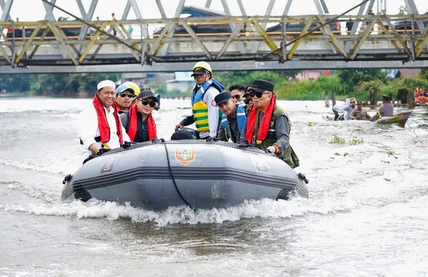 Operasi.Modifikasi Cuaca di Kalsel Berhasil Kurangi Curah Hujan 1 ban 2