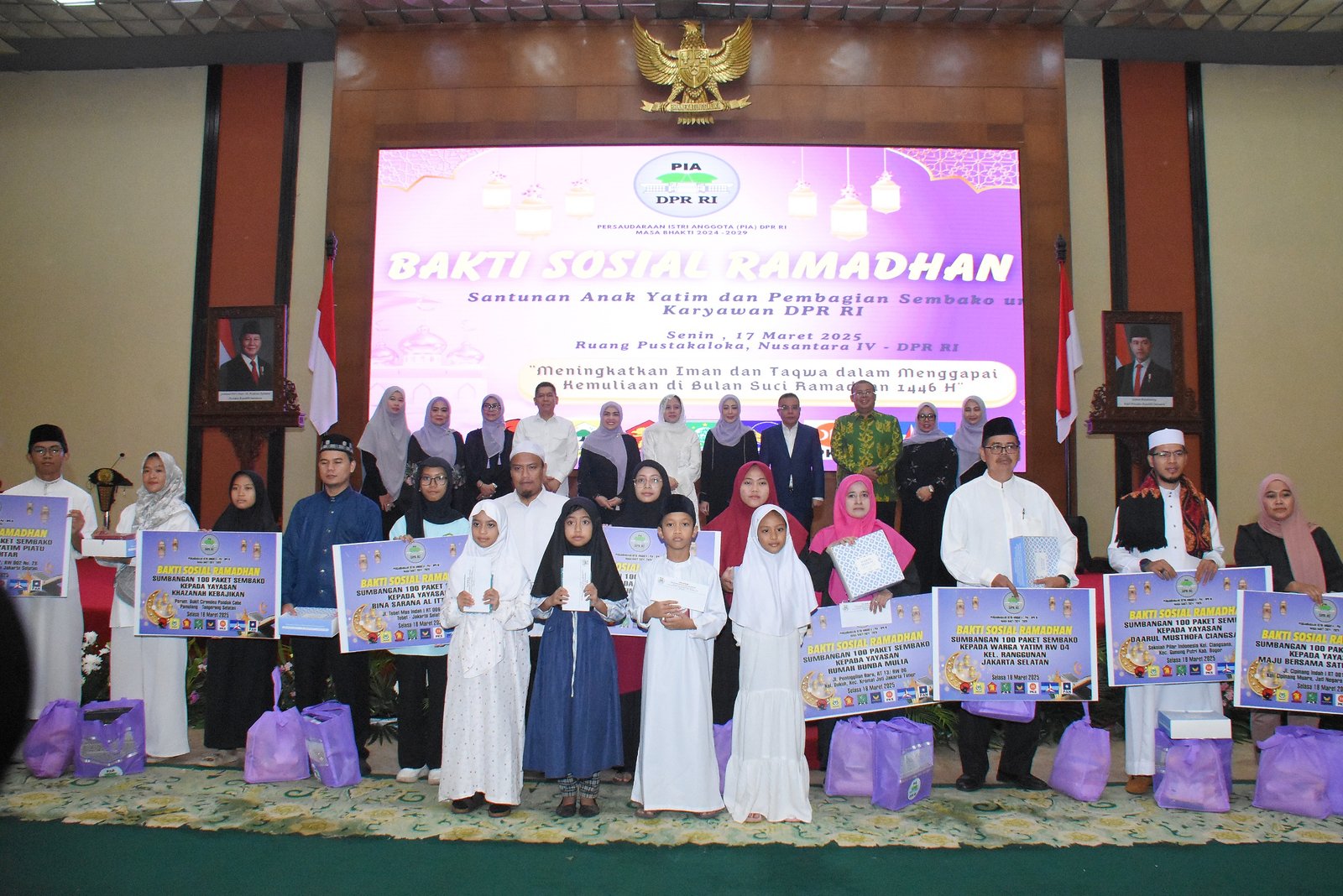 Sukses Gelar Bakti Sosial, PIA DPR RI Dapat Apresiasi Dari Pimpinan DPR 1 IMG 20250320 WA0107
