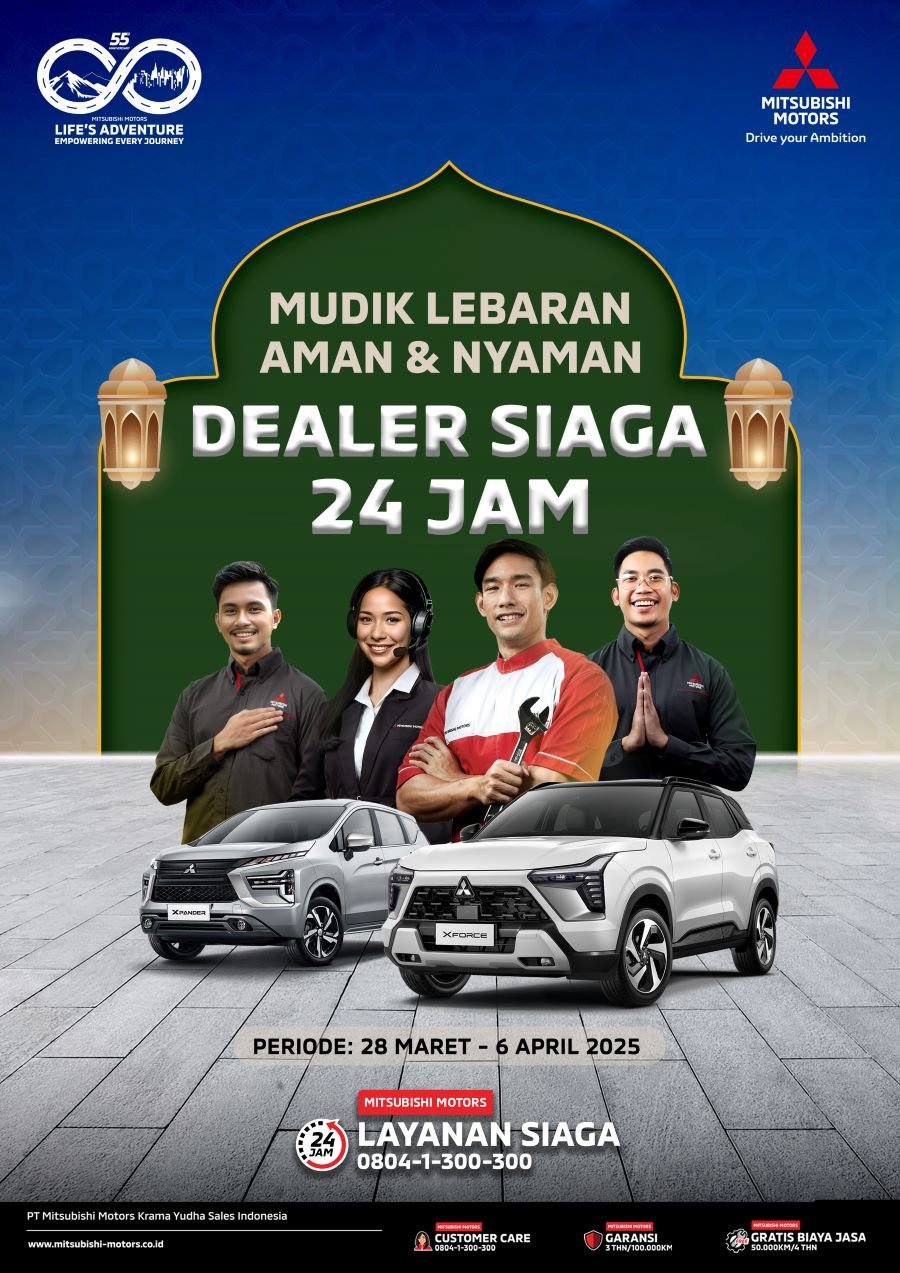 Mitsubishi Motors Siagakan 60 Diler di Sepanjang Jalur Mudik Nasional Untuk Jamin Layanan Optimal Selama Libur Lebaran 1 pul 455