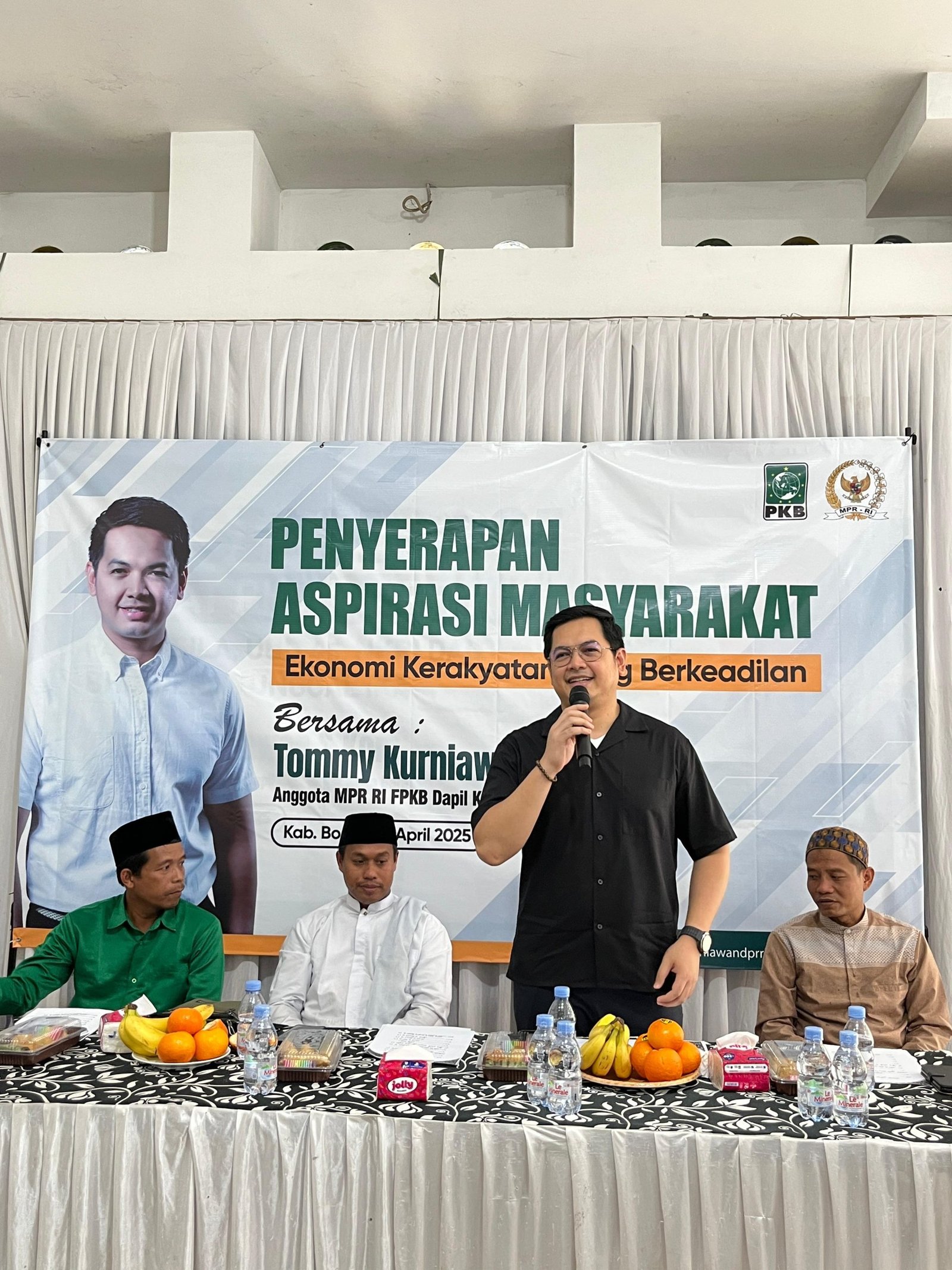 Di Kabupaten Bogor, Tommy Kurniawan Serap Aspirasi Masyarakat Terkait Ekonomi yang Berkeadilan 3 IMG 20250423 WA0184 1 scaled