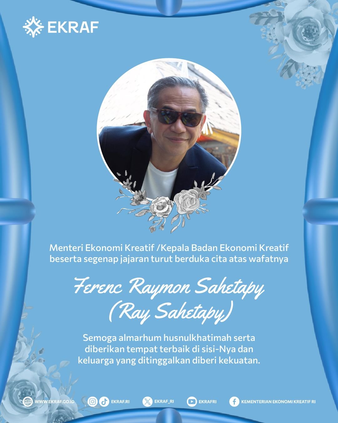 Menekraf Riefky Sampaikan Belasungkawa Atas Berpulangnya Aktor Kawakan Ray Sahetapy 1 pul 11