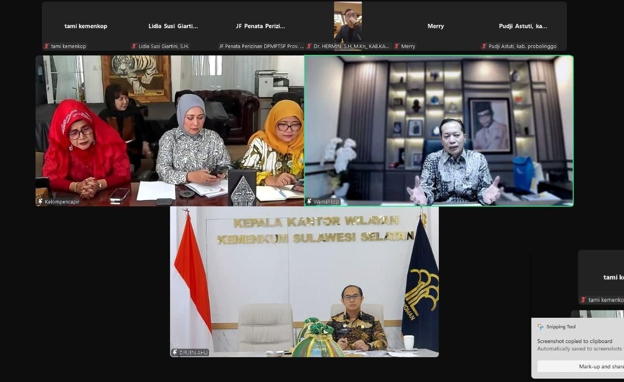 Kemenkop Ajak Kelompencapir Mendukung Upaya Percepatan Legalitas Kopdes/ Kel Merah Putih 1 pul 151