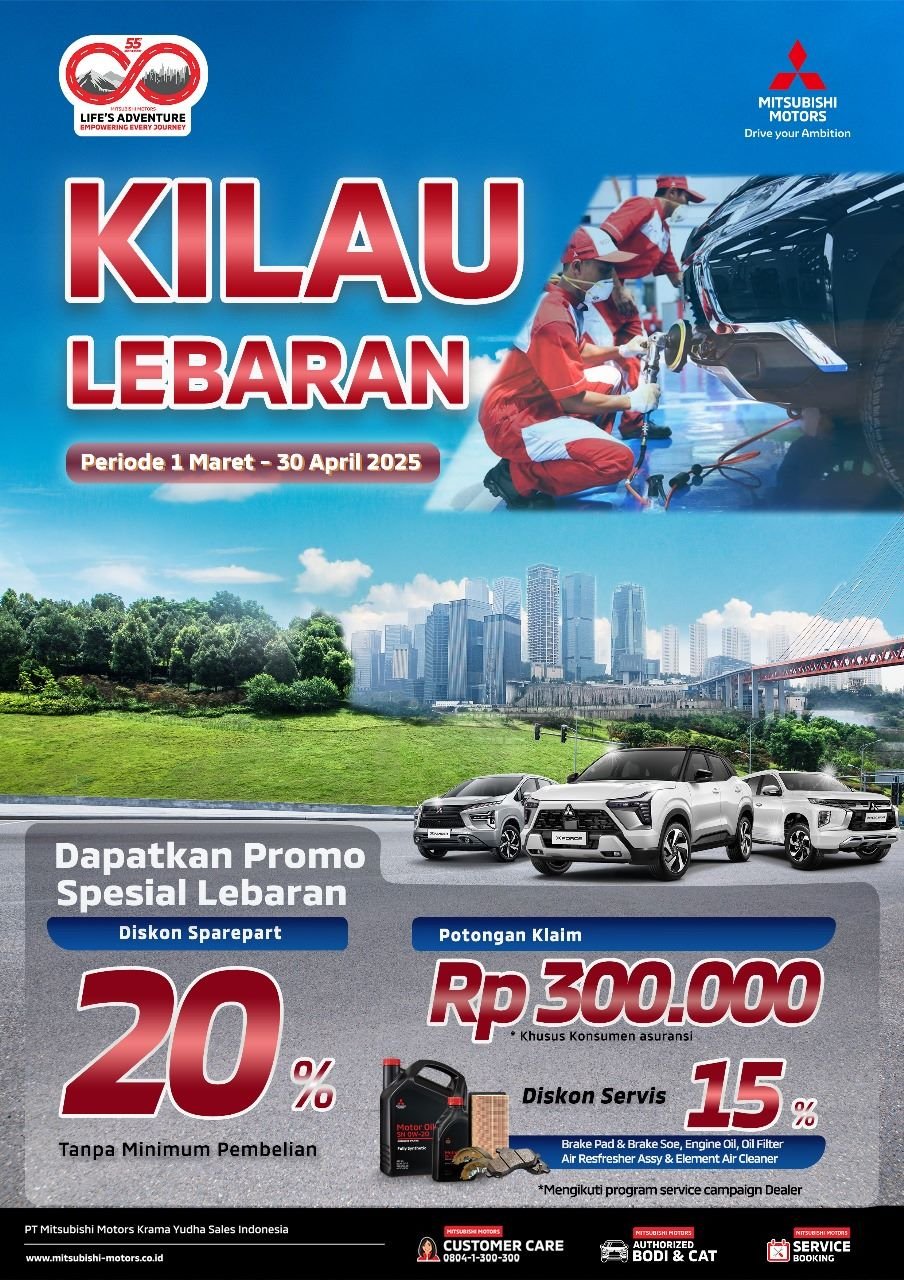 MMKSI Hadirkan Program Perawatan Kendaraan "Lebaran Campaign" dan "Kilau Lebaran Campaign" 2025, Diskon Hingga 40% 1 pul 78