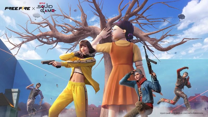 Red Light Green Light KV Free Fire x Squid Game