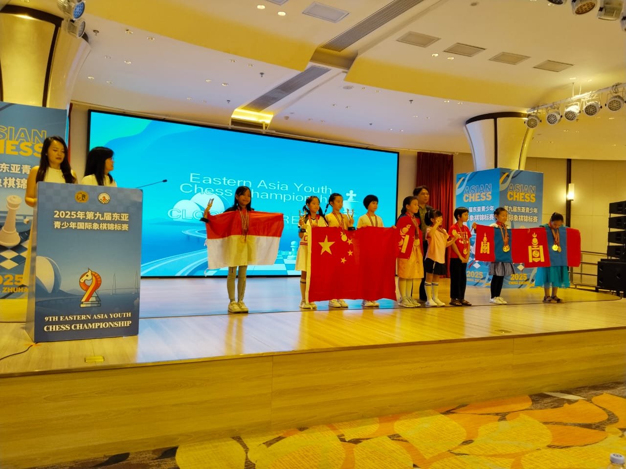 Pecatur Cilik Indonesia Raih 4 Emas di Kejuaraan Catur Junior Asia Timur 2025 1 pul 13