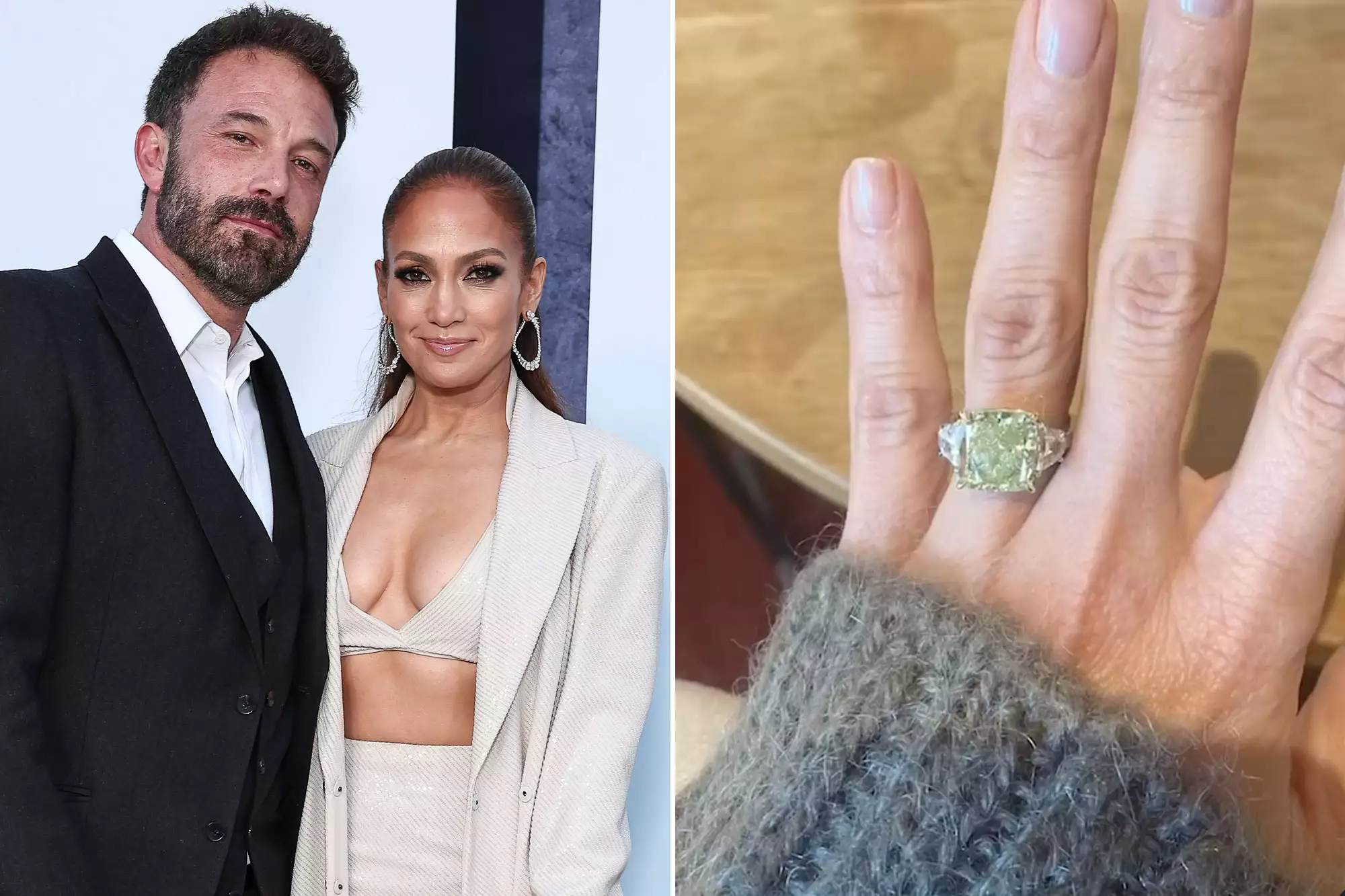 Cincin Tunangan Mewah Jennifer Lopez Berjejer, dari Berlian Pink hingga Berlian Hijau Langka 5 pul 72