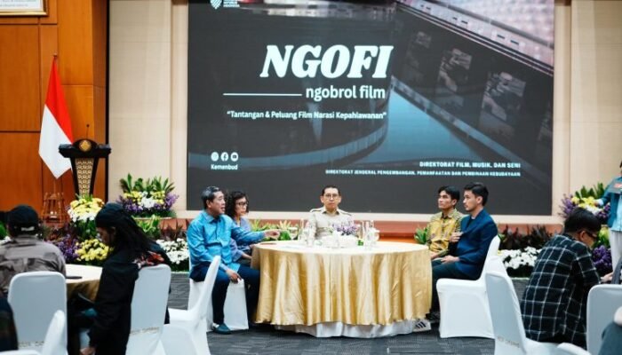 Kementerian Kebudayaan Diskusi SINEMA Skenario Inspiratif Nasional Ekspresi Merawat Asa Narasi Kepahlawanan Film 1 760x490 1 1