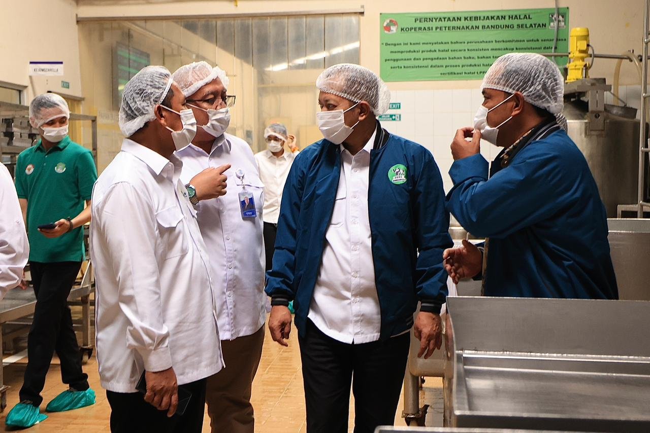 Ferry Juliantono Dorong Mitra LPDB Koperasi KPBS Pangalengan Kembangkan Pabrik Susu dan Terintegrasi dengan Gerai KDKMP 2 pul 77