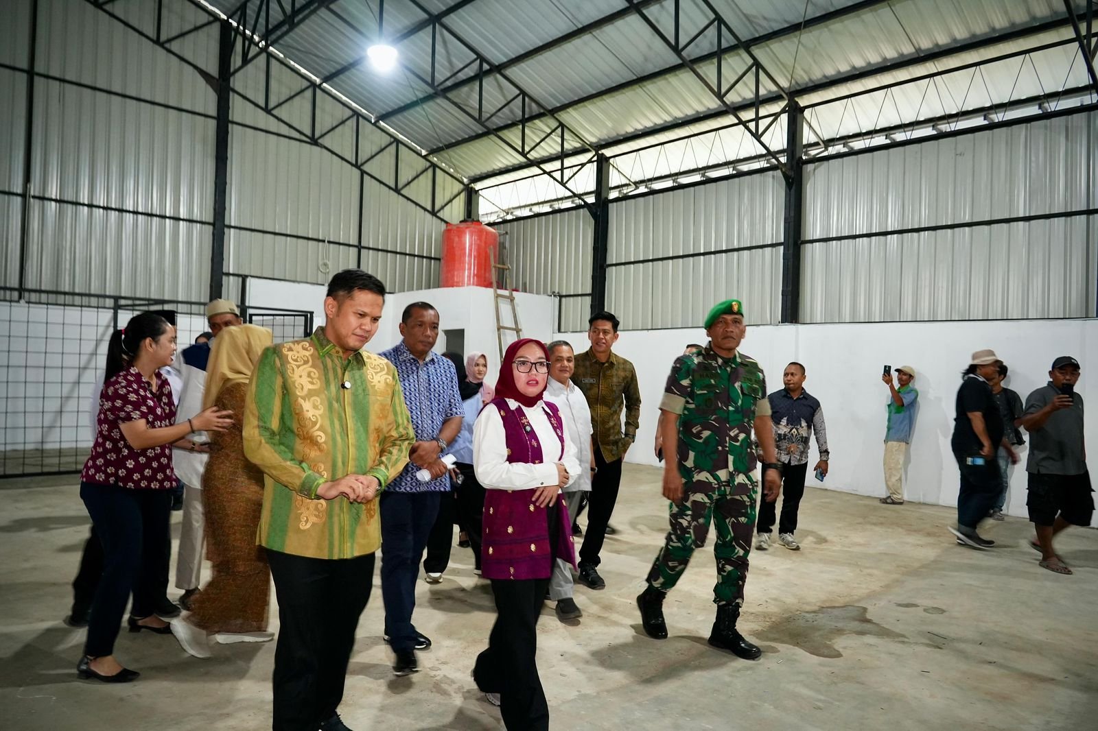 Farida Farichah Tinjau Progres Pembangunan Gerai Fisik Kopdes Merah Putih Mangga Dua Kabupaten Serdang Bedagai 2 pul 97