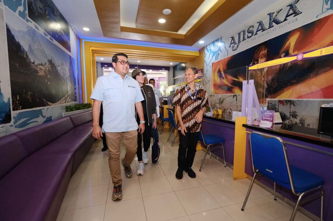unjungan Menteri Ekonomi Kreatif Teuku Riefky Harsya ke Yogyakarta