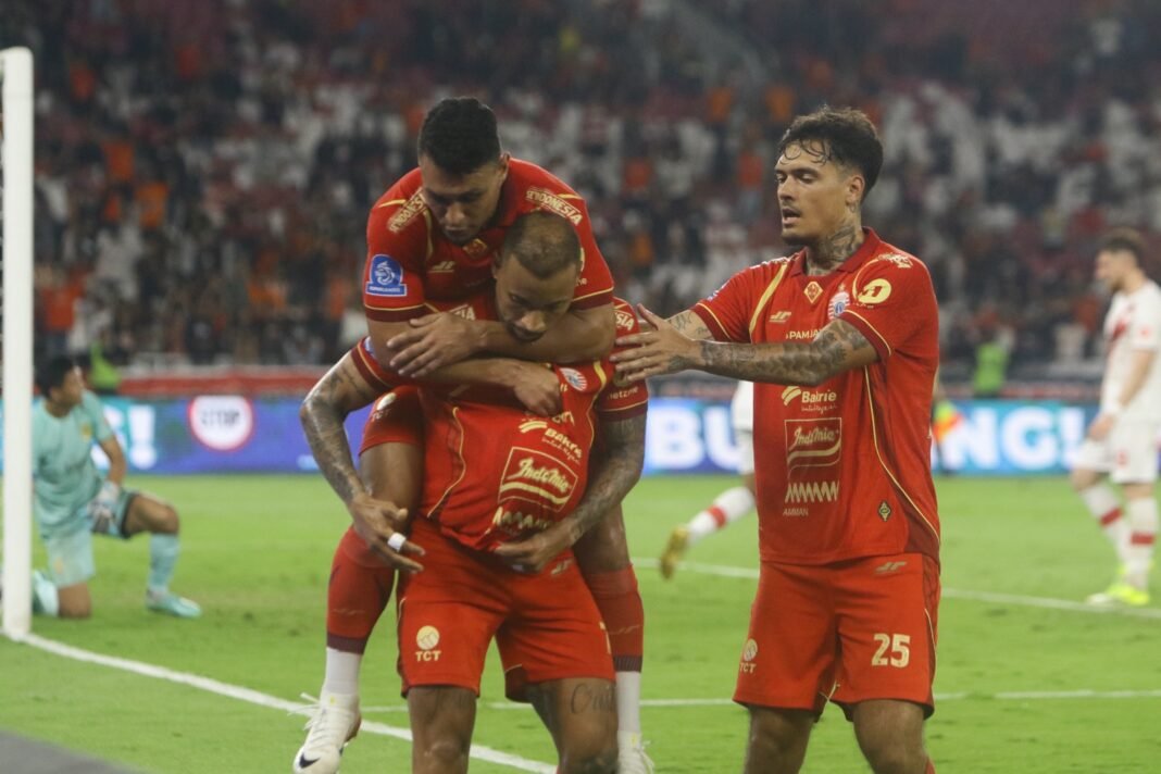 Pelatih Persija Jakarta, Mauricio Souza, mengaku puas dengan performa timnya usai kemenangan telak 4-0 atas Persis Solo. (Foto: Pribadi).