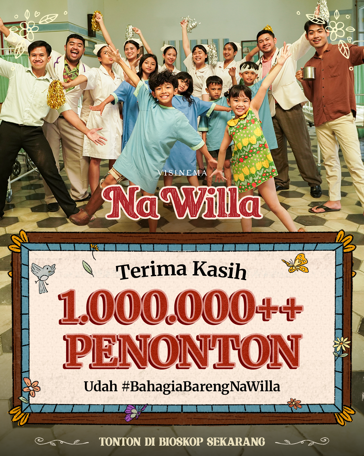 Na Willa 1 Juta Penonton