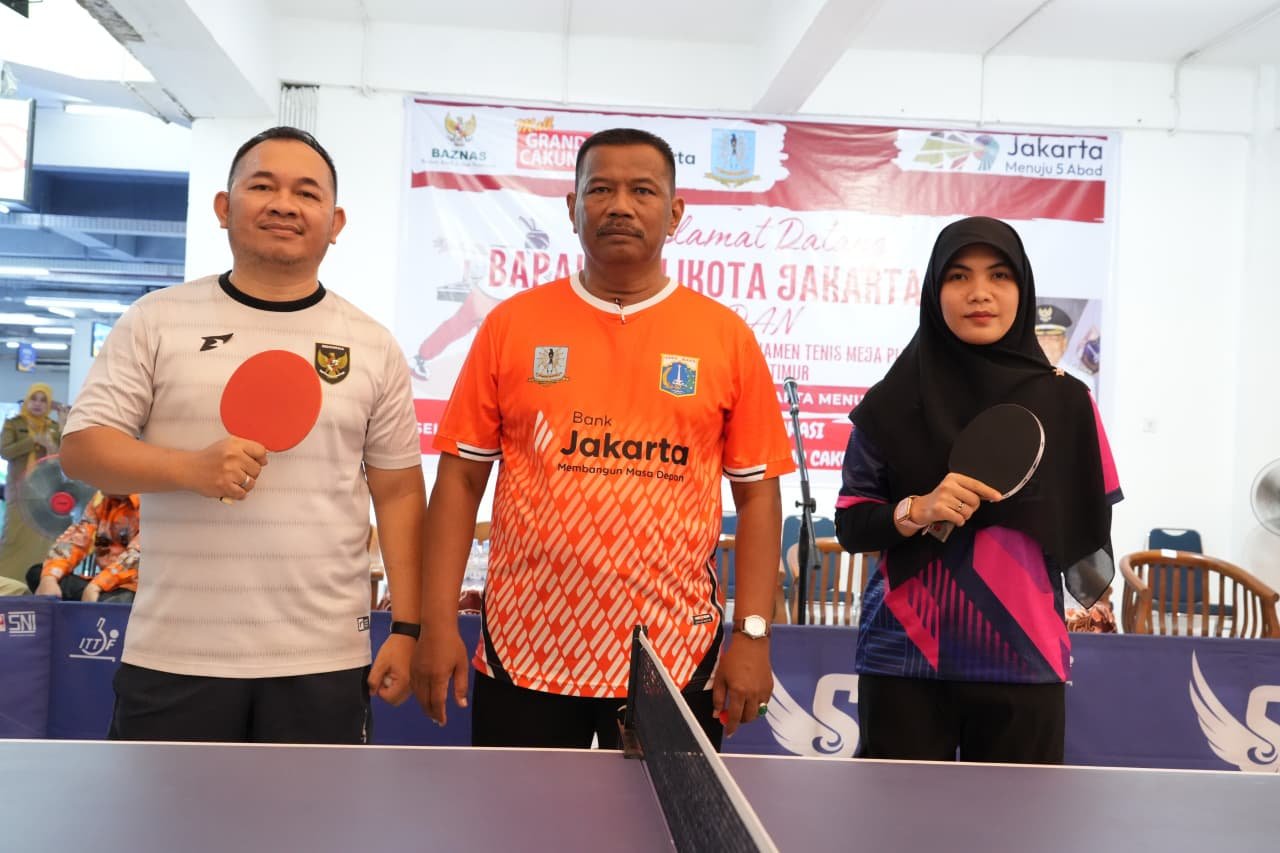 Wali Kota Jakarta Timur Tinjau Turnamen Tenis Meja Piala Wali Kota di Grand Cakung 1 3851bf1a 2b5f 4ac7 9516 8040e4a8f581