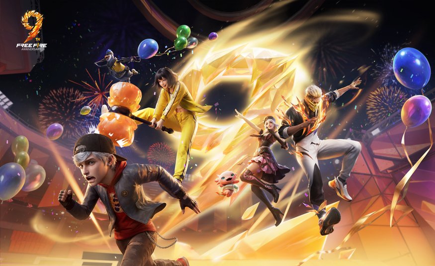 Free Fire Anniversary ke 9