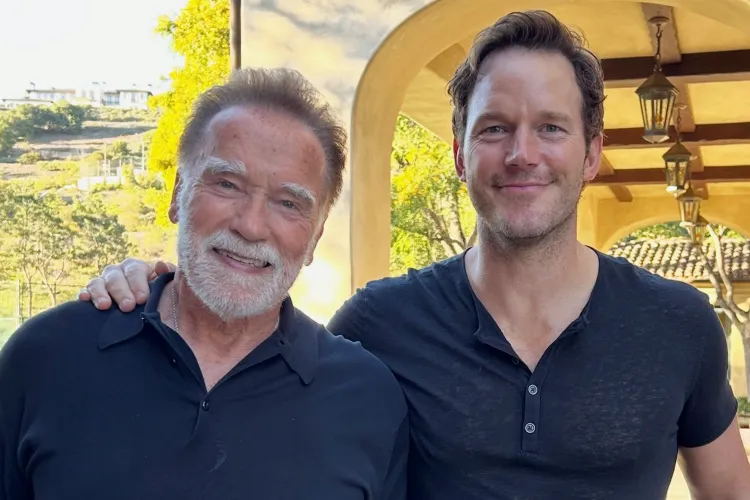 Chris Pratt Rayakan Ulang Tahun Arnold Schwarzenegger dengan Foto Kocak Berbusana Serasi 1 arnold schwarzenegger chris pratt 073126 1 088fdc7964c5405b86e2f54da4b7e95d