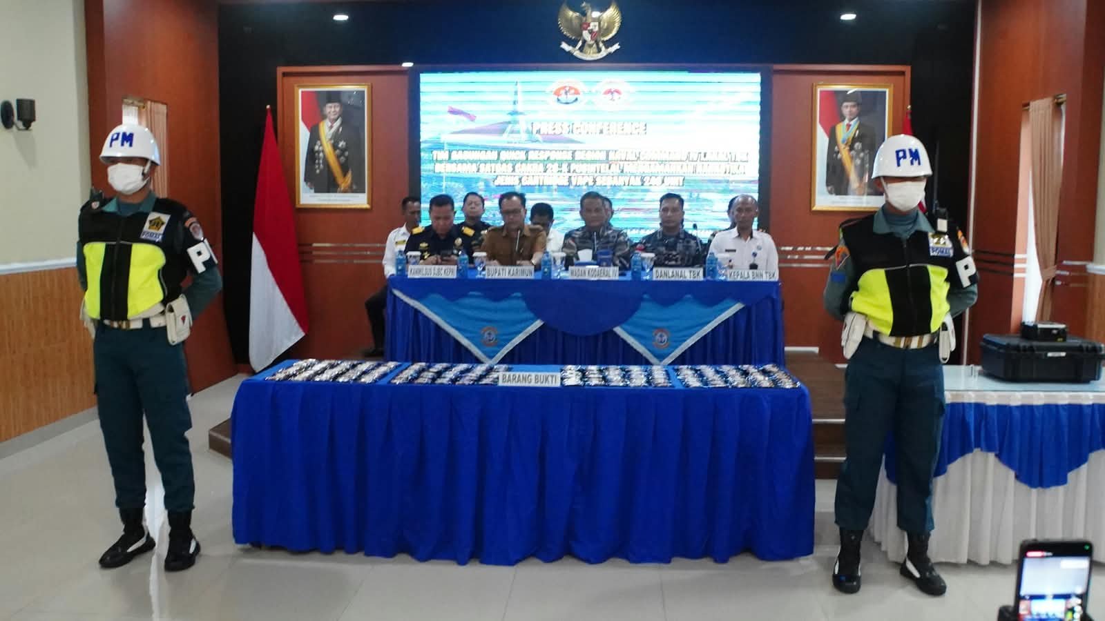 TNI AL Sita 240 Cartridge Vape Mengandung Etomidate di Karimun 1 7209f658 8305 41eb 9e69 242601ad94f5